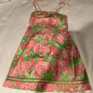 Lilly Pulitzer Pink Taboo Elephant Palm Shift